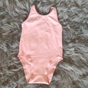 Girls pink bodysuit